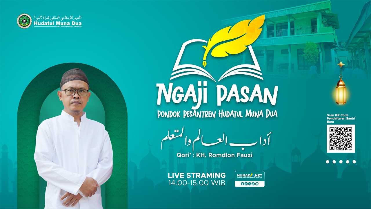 [LIVE]  Kajian Kitab أداب العالم والمتعلم  Oleh K.H. M. Romdlon Fauzi