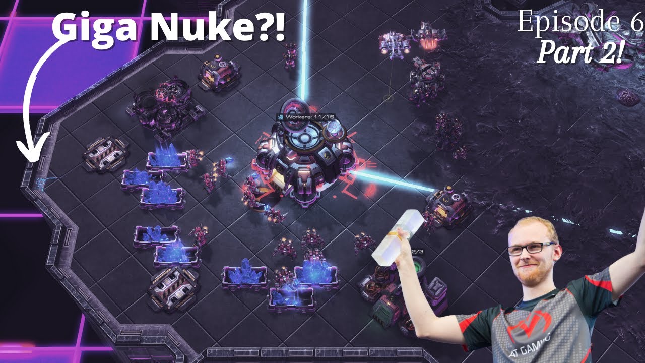 Mass Nukes And Spellcasters Only - SC2 INSANE CHALLENGES Ep. 6 (ft. uThermal)