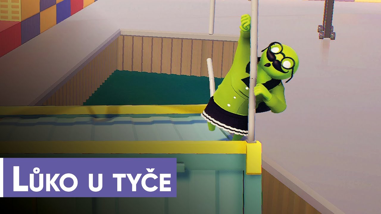 Hrajeme s Lůkem Gang Beasts, aneb Lůko u tyče