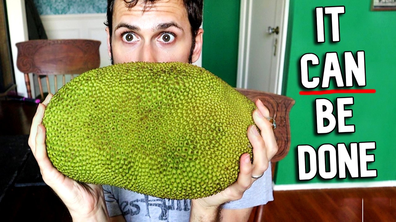 How to Make Fake Meat from a RIPE Jackfruit - (The Cempedak Mandai Technique)