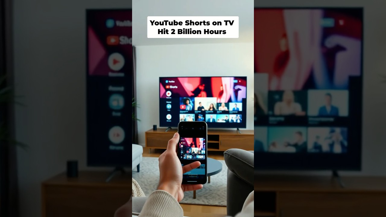 YouTube Shorts on TV: 2 Billion Hours & New Sync Tool! 📺📱