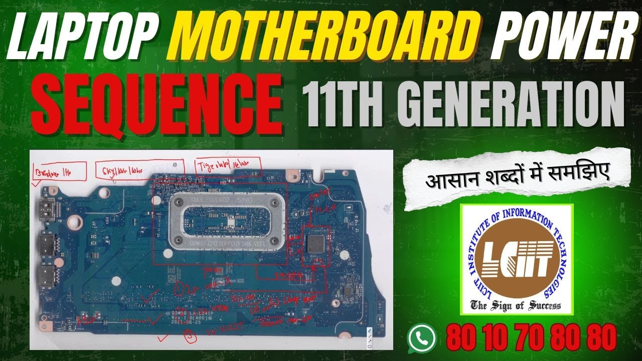 11th Gen Laptop Motherboard Power On Voltage Sequence | Laptop Power Sequence (11th Gen)