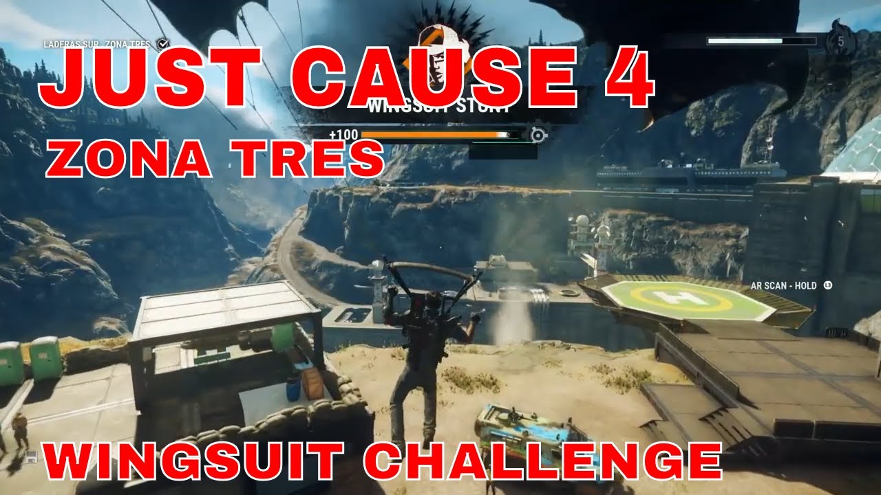 Just Cause 4 Zona Tres Wingsuit Challenge