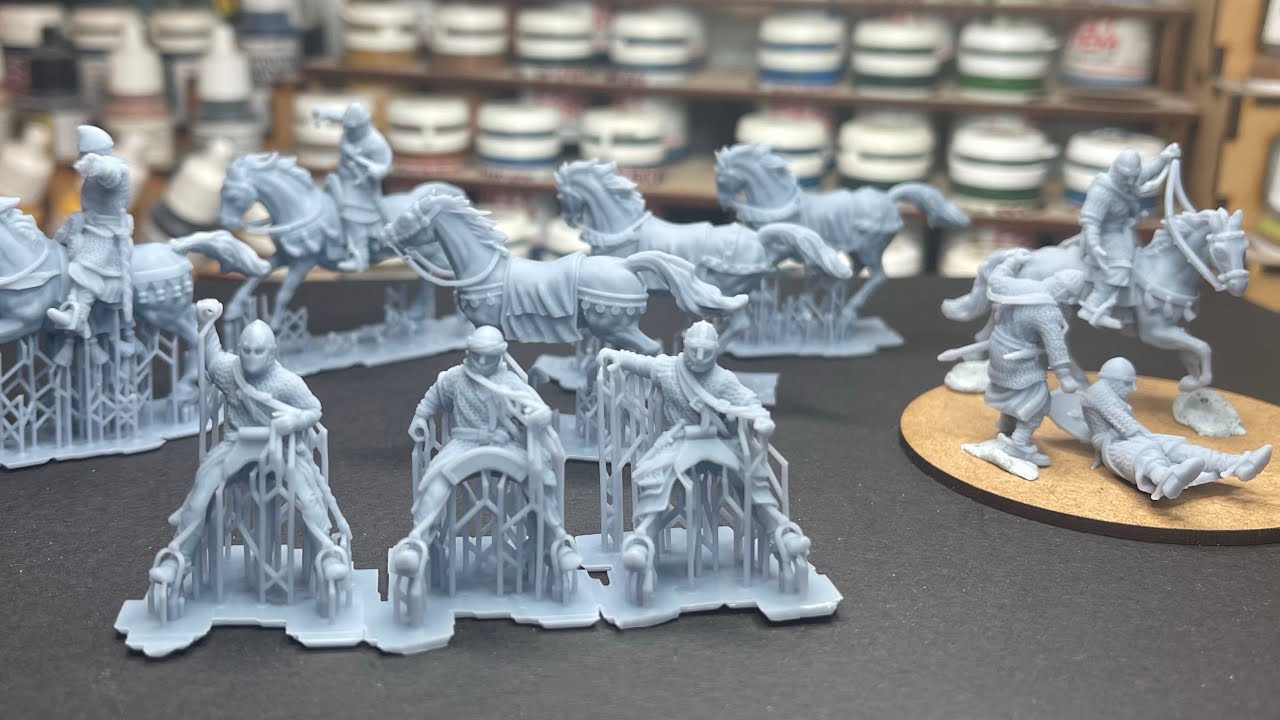 Some more Reconquer 3d printed figures