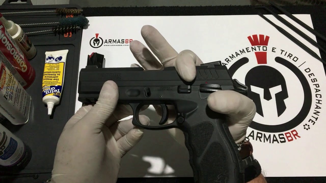 DESMONTAGEM PISTOLA TAURUS TH380