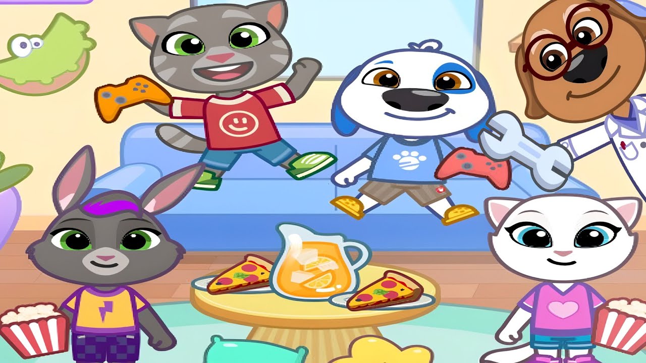 My Talking Tom Friends word Gameplay Android ios