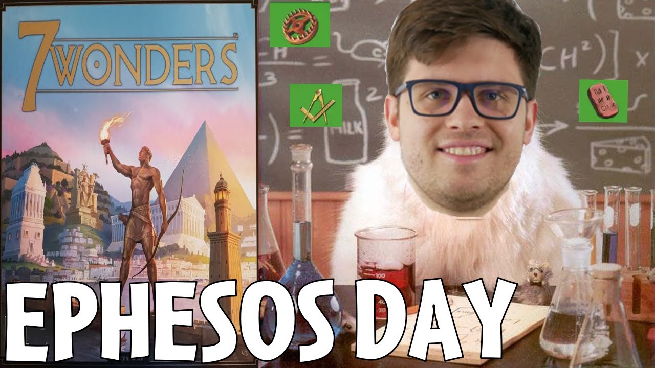 7 Wonders - Ephesos Day - Can I beat 4 green sets?