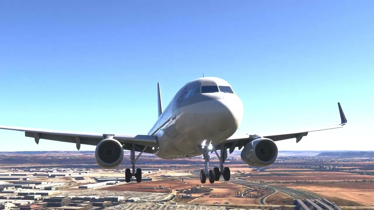 Preparing To Landing At Madrid Barajas Int. Airport By Fenix A320 MSFS2024 