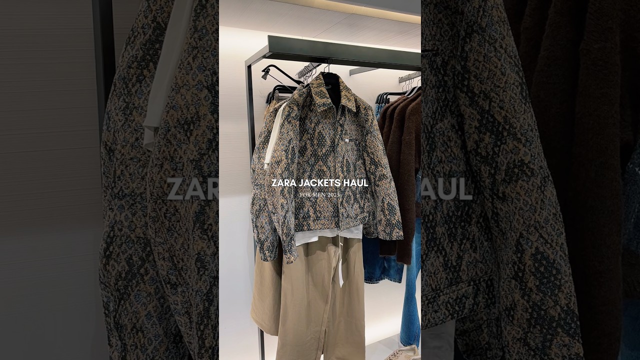 ZARA Jackets Haul For Men 2025 😍 | ZARA Winter HAUL #zara #zarajacket #jackets