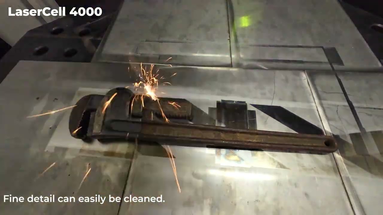 Watch Rust Disappear | Robotic Laser Cleaning Demo at IPG