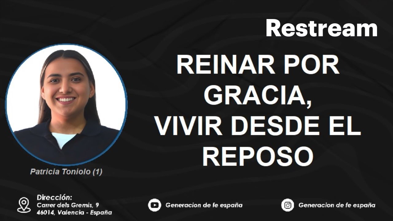 REINAR POR GRACIA, VIVIR DESDE EL REPOSO, Miércoles 28 de Enero 2026
