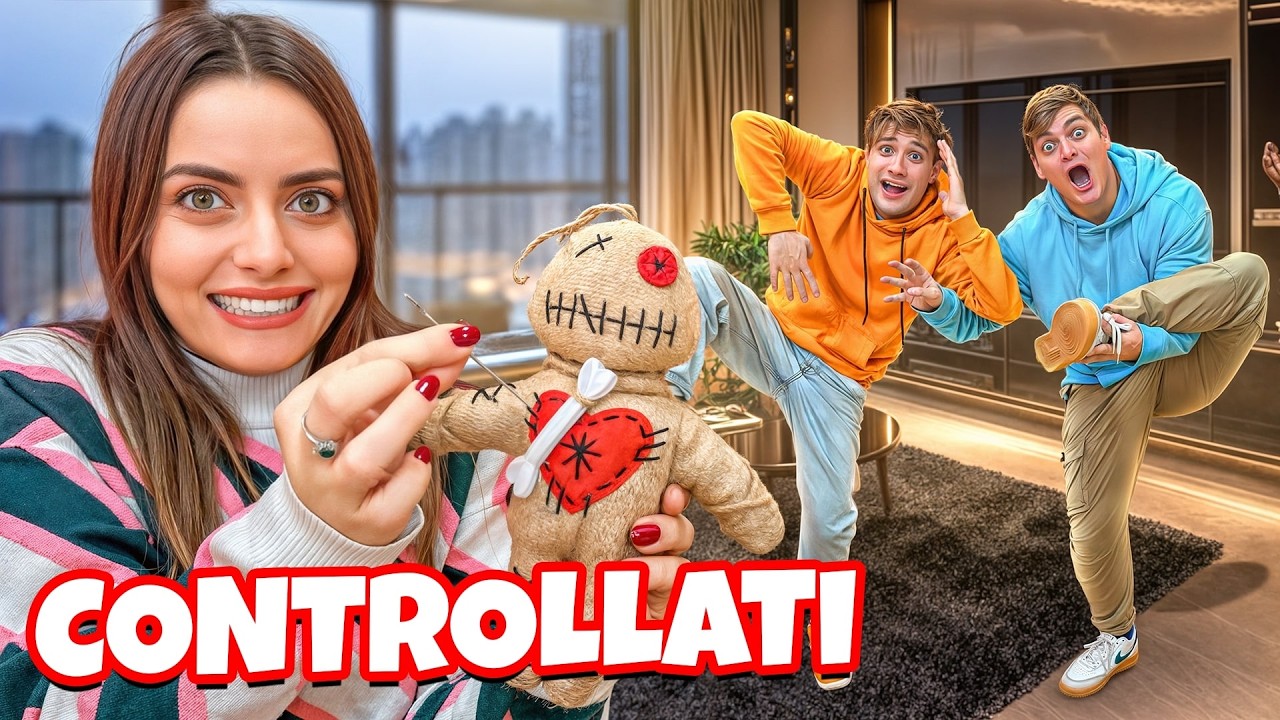 DANI CONTROLLA ROBBI E TUTTI I NOSTRI AMICI CON LA BAMBOLA VOODOO PER 24 ORE NELLA VITA REALE!