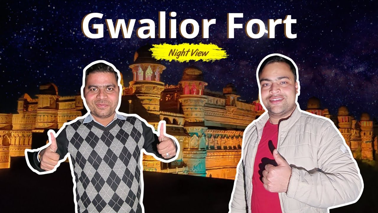 Morena to Gwalior & Kila view at night || GST VLOG ||