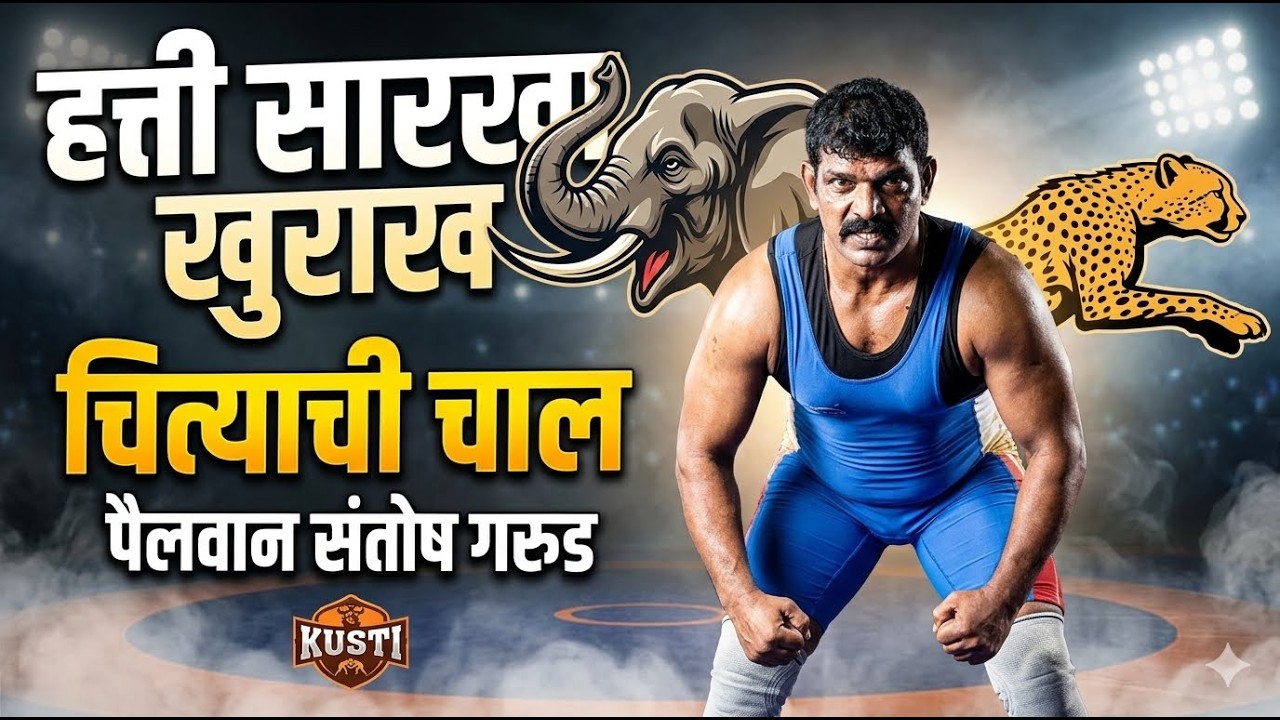 हनुमंता सारख्या पटाचा_उप महाराष्ट्र केसरी संतोष गरुड_निधड्या छातीचा राजा मानुष_गोकुळ वस्ताद तालीम 