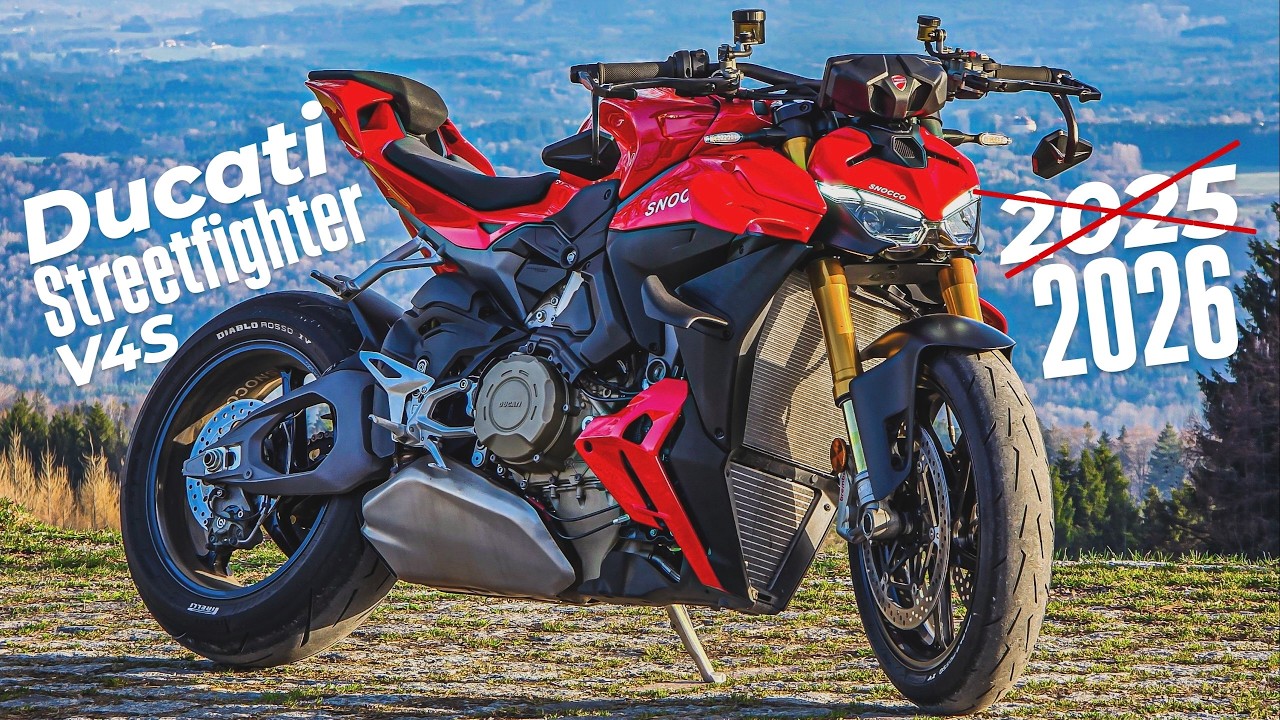 Das Beste & Stärkste Naked Bike der Welt - Ducati Streetfighter V4S 2025 Test