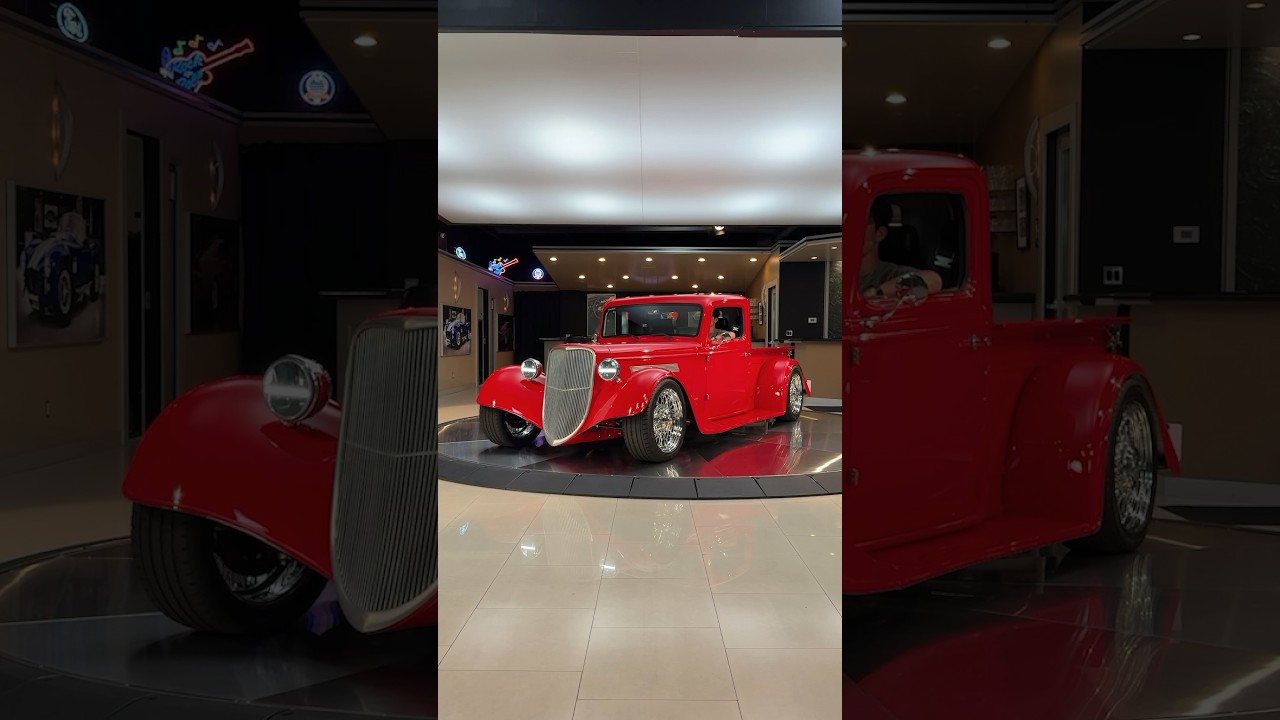 Listen to our stunning New Arrival 🔊 1935 Ford Pickup Factory Five Hot Rod! Available for Purchase