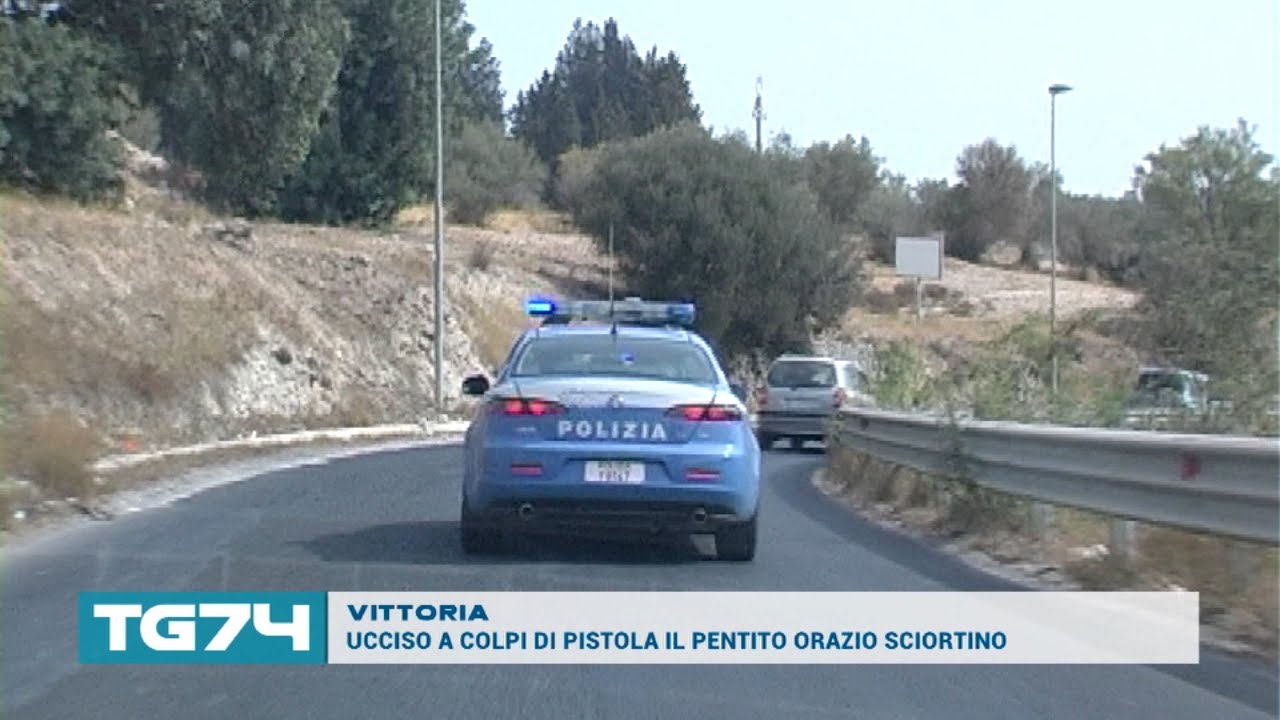 VITTORIA - UCCISO A COLPI DI PISTOLA IL PENTITO ORAZIO SCIORTINO