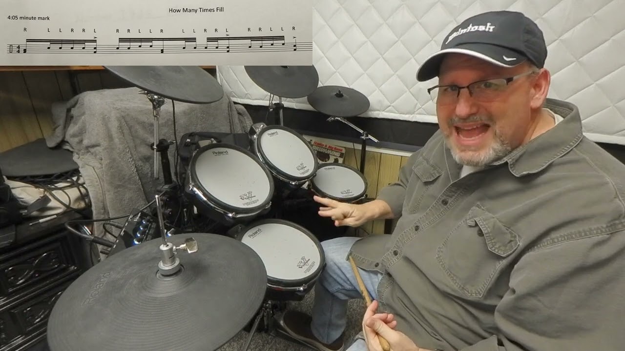 Epic Fill using the 5 Stroke Roll. Could this be his best drum fill?