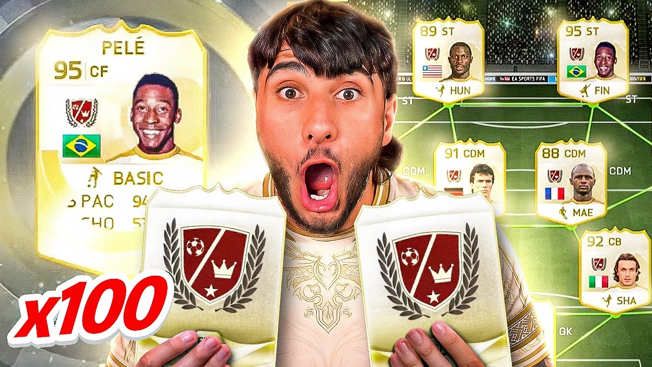 100 паков легенд в FIFA 15 решают, какой будет моя команда!