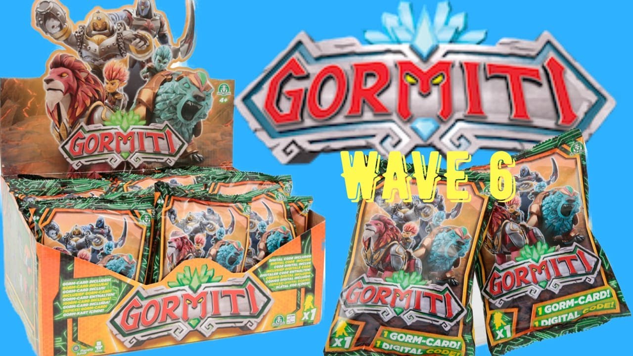 GORMITI Wave 6 _ set completo con Lord Voidus Silver  (n.102)