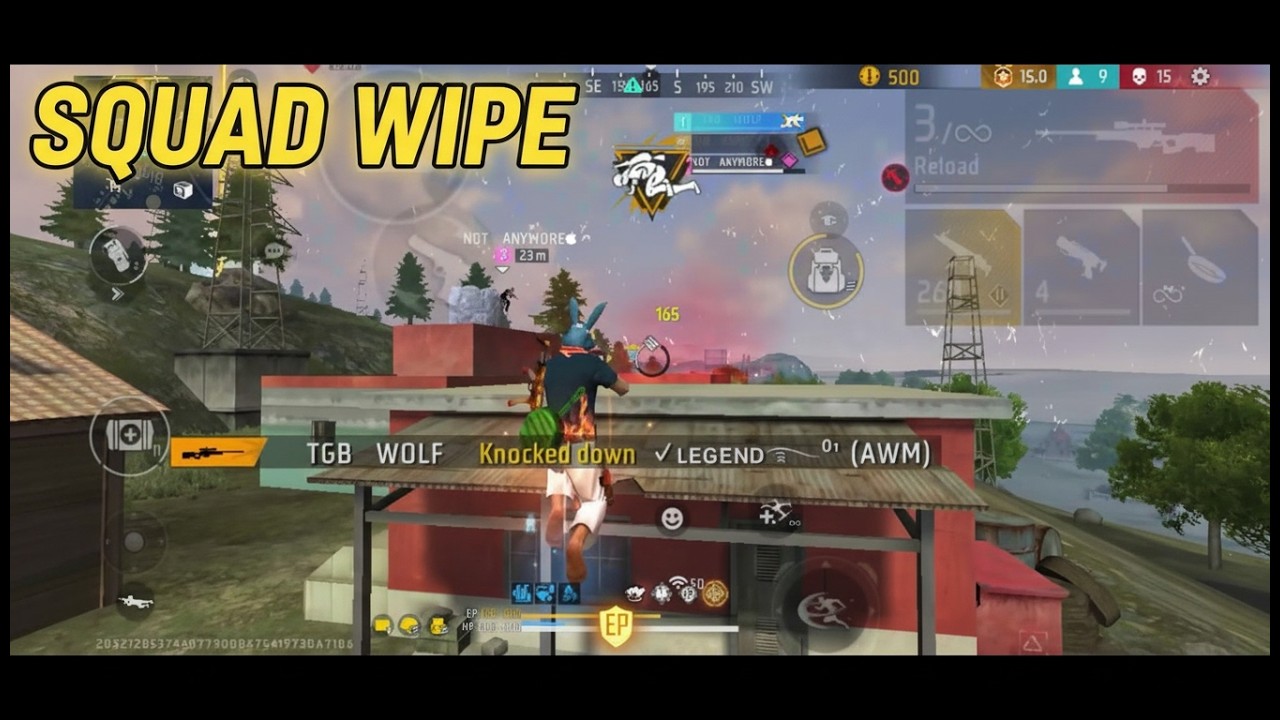 Calm Gameplay And Perfect Aim Destroyed The Enemy Squad in Free fire