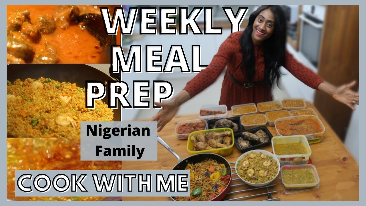 WEEKLY MEAL PREP WITH ME | NIGERIAN FAMILY | MUM OF 4 COOKING ROUTINE + HACKS