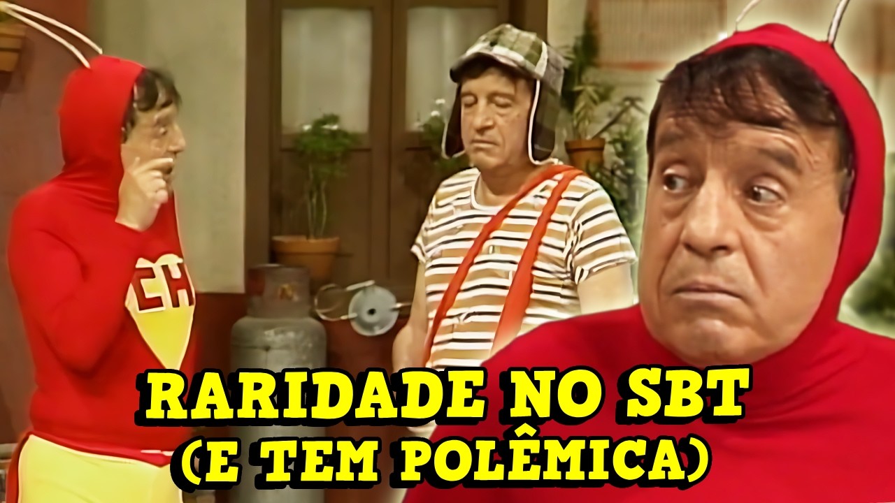 SBT exibe IN&Eacute;DITO do CHAPOLIN na VILA (e Multishow censura epis&oacute;dio!)