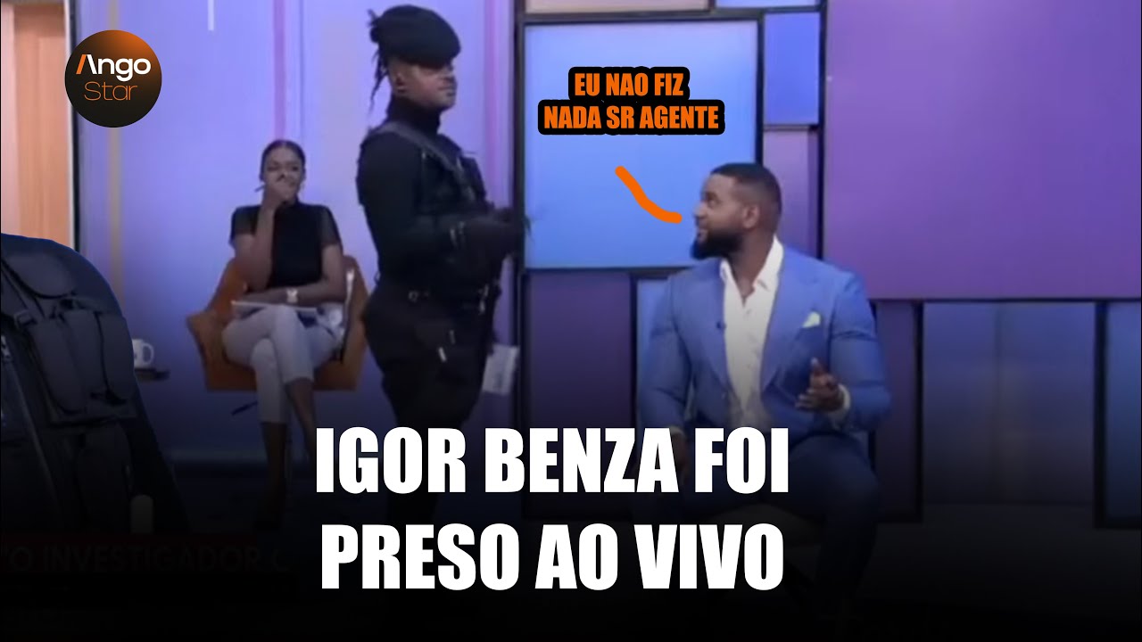 PIR prende Igor Benza na  TV Zimbo ao vivo!