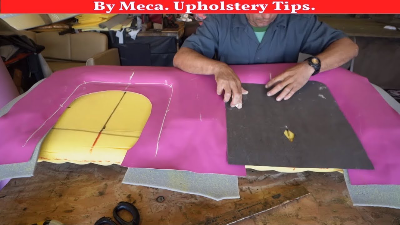 Tips de tapiceria como Cortar el Insert, Banda con un solo Molde.