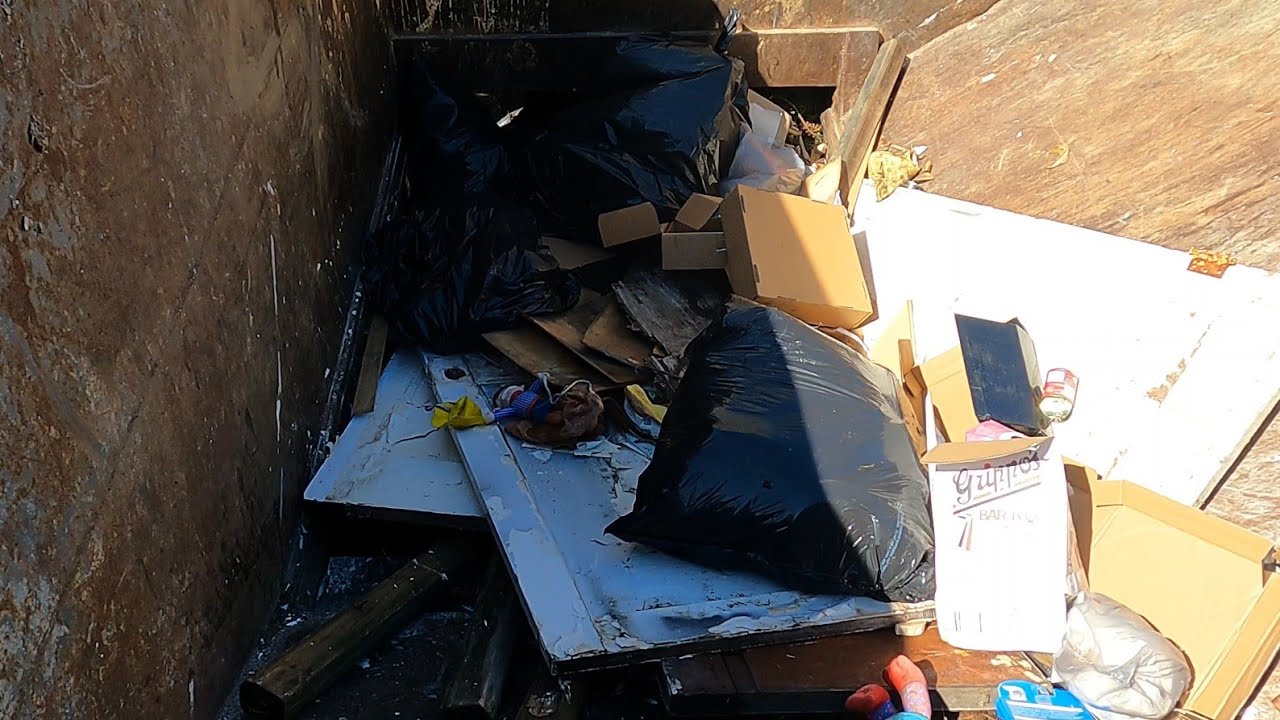 Compactor CRUSHES Doors, Dressers, Drywall & Box Springs! Satisfying Garbage Crushing ASMR