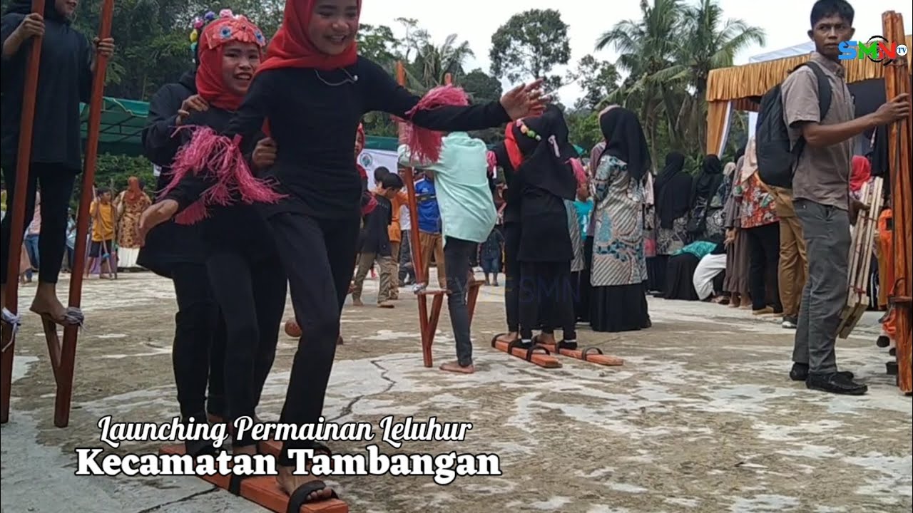 Menghidupkan kembali permainan tradisional, Camat Tambangan batasi penggunaan ponsel  pada anak