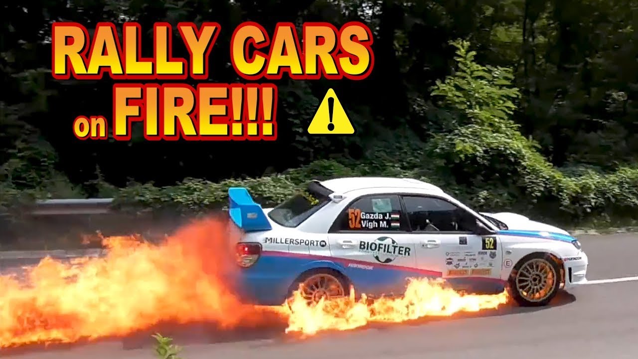 🔥 FIRE ON RALLY CARS!🔥 Look how fans turn it off