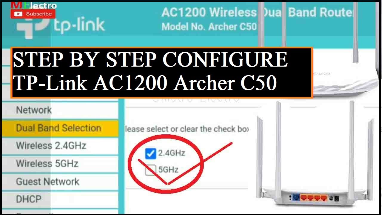 HOW TO CONFIGURE EASLY TP-Link AC1200 Archer C50 Wireless Dual Band Router