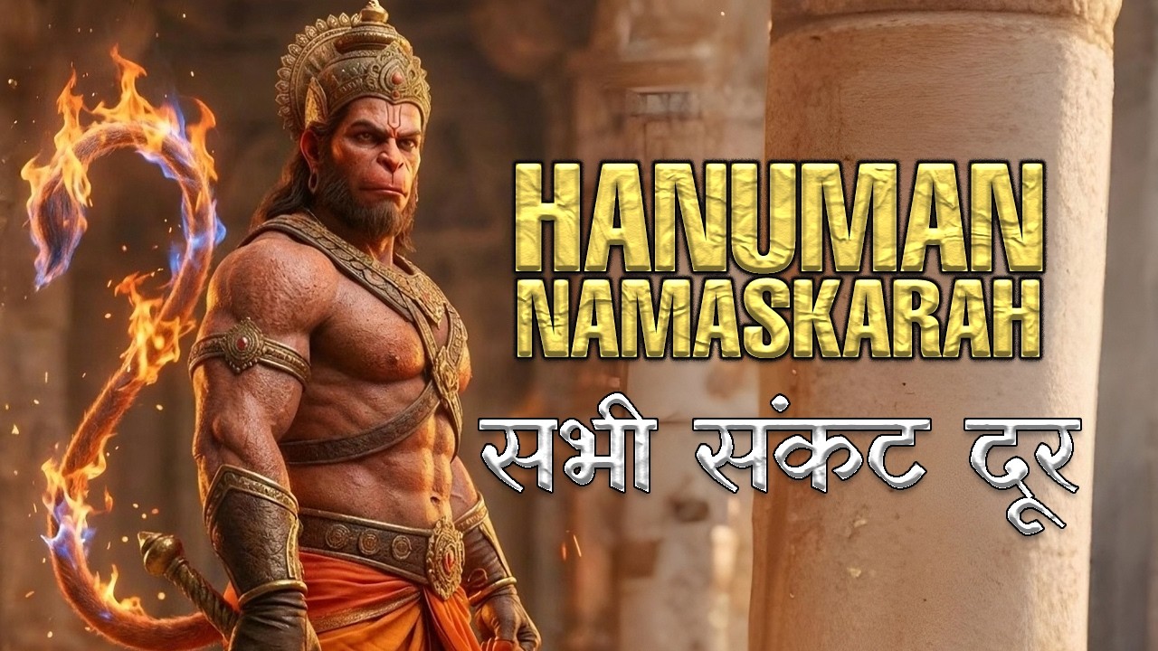 Listen Daily: Shri Hanuman Namaskara | Divine Blessings of Hanuman for Courage & Victory