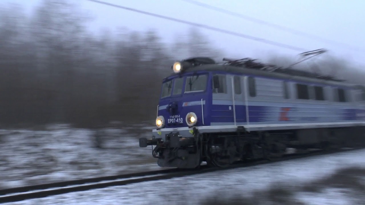 EP07-410 z pociągiem TLK Branicki