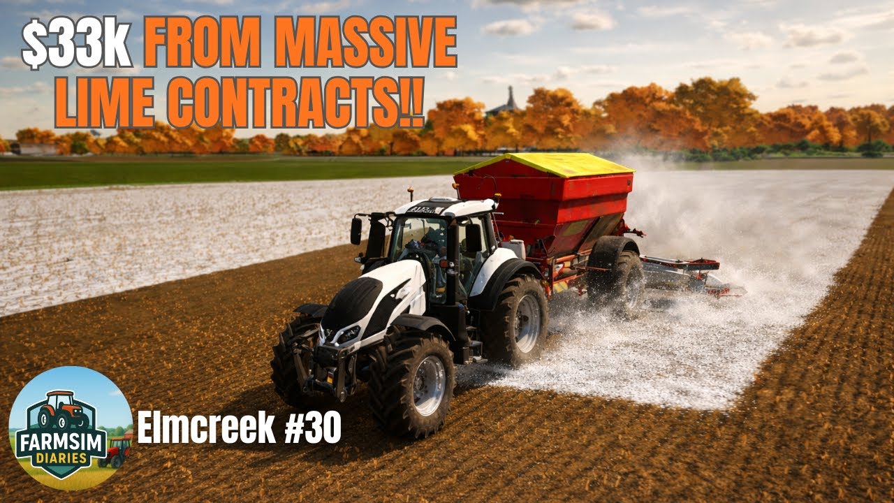 New Land & Profit | Soybean Harvest + $33k Contracts💰 | FS22 : Elmcreek Start From Scratch Part - 30