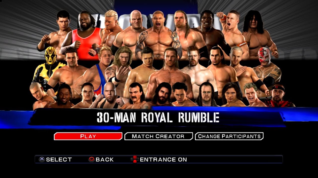 WWE SmackDown VS Raw 2011 PS3 - 30-Man Royal Rumble #2 [2K][mClassic]