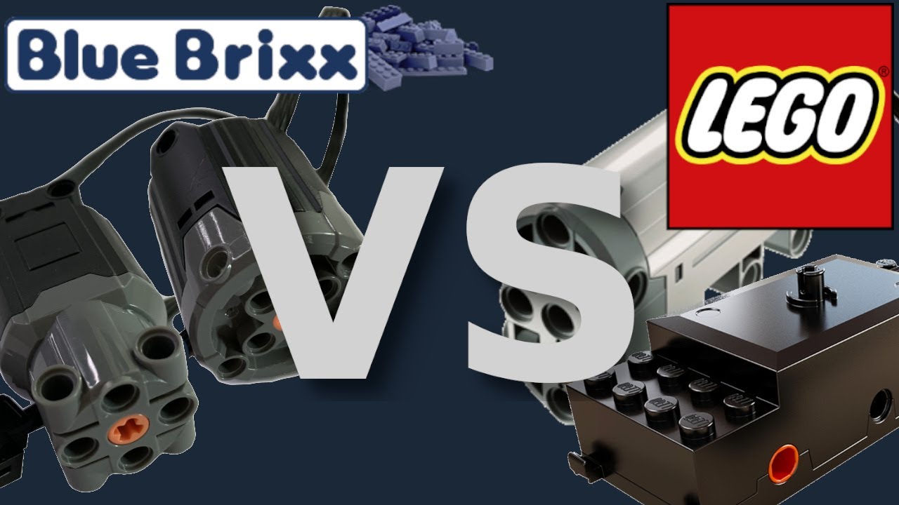 Test: BlueBrixx Antriebssystem gegen Lego Motoren (Motoren, Fernbedienung, Akku) [Deutsch|HD]