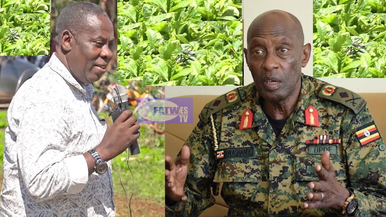 Rtd.Brig.Gen.Rwashande Supplied Coffee Seedlings To Lwemiyaga Residents And Army Officers Attended