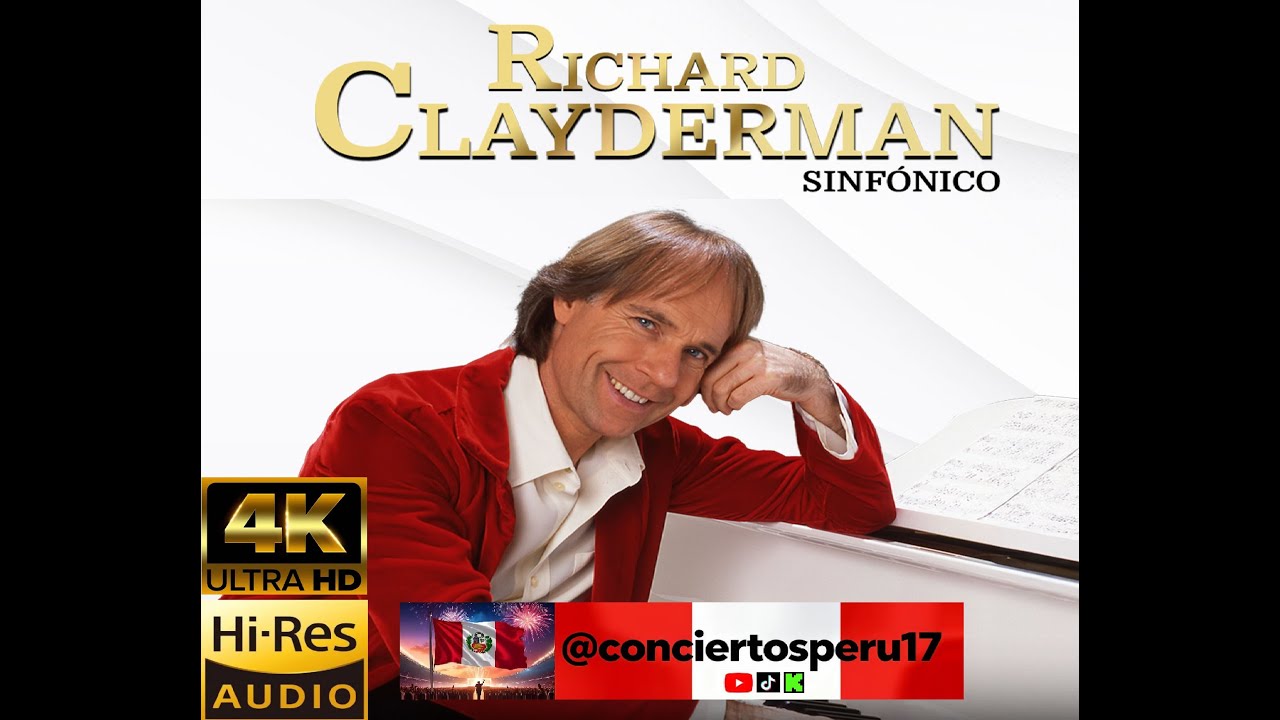 (4K + Hi Res) Richard Clayderman en Lima Perú | Octubre 2025 #richardclayderman #sinfonico #lima