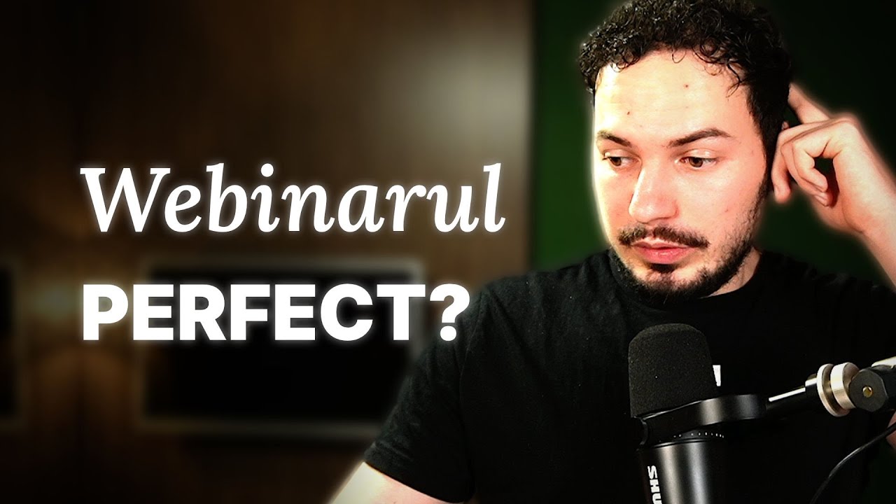 Cum faci un WEBINAR care să și VÂNDĂ