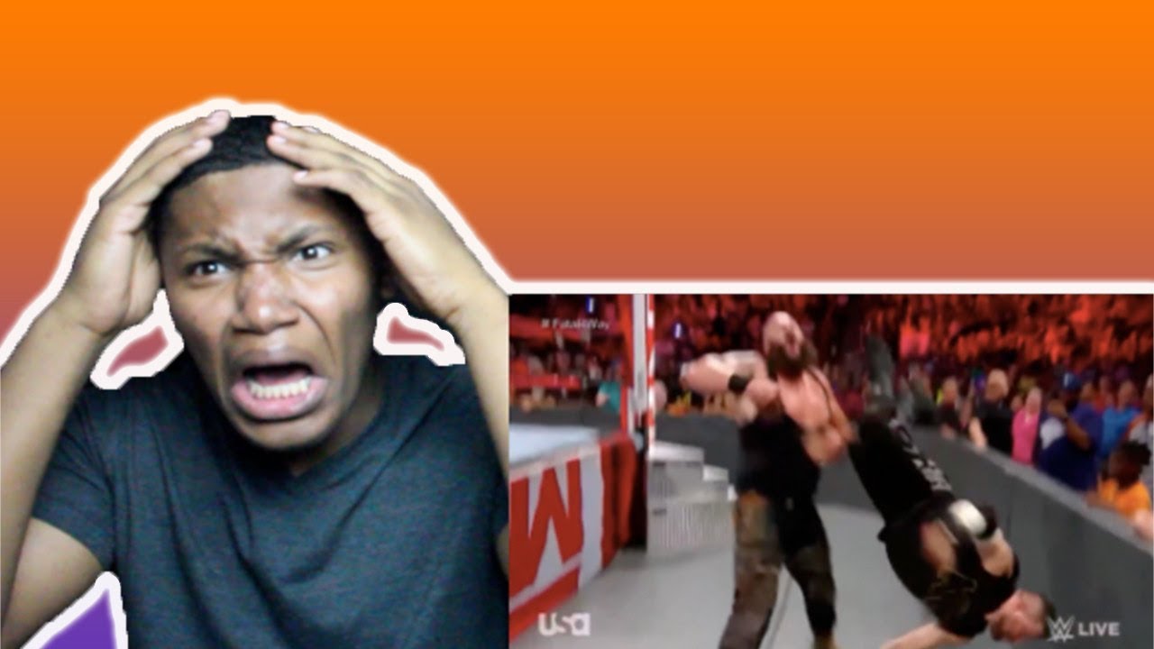 GOD HELP THIS MAN!!| WWE Greatest Hits - BRAUN STROWMAN| REACTION