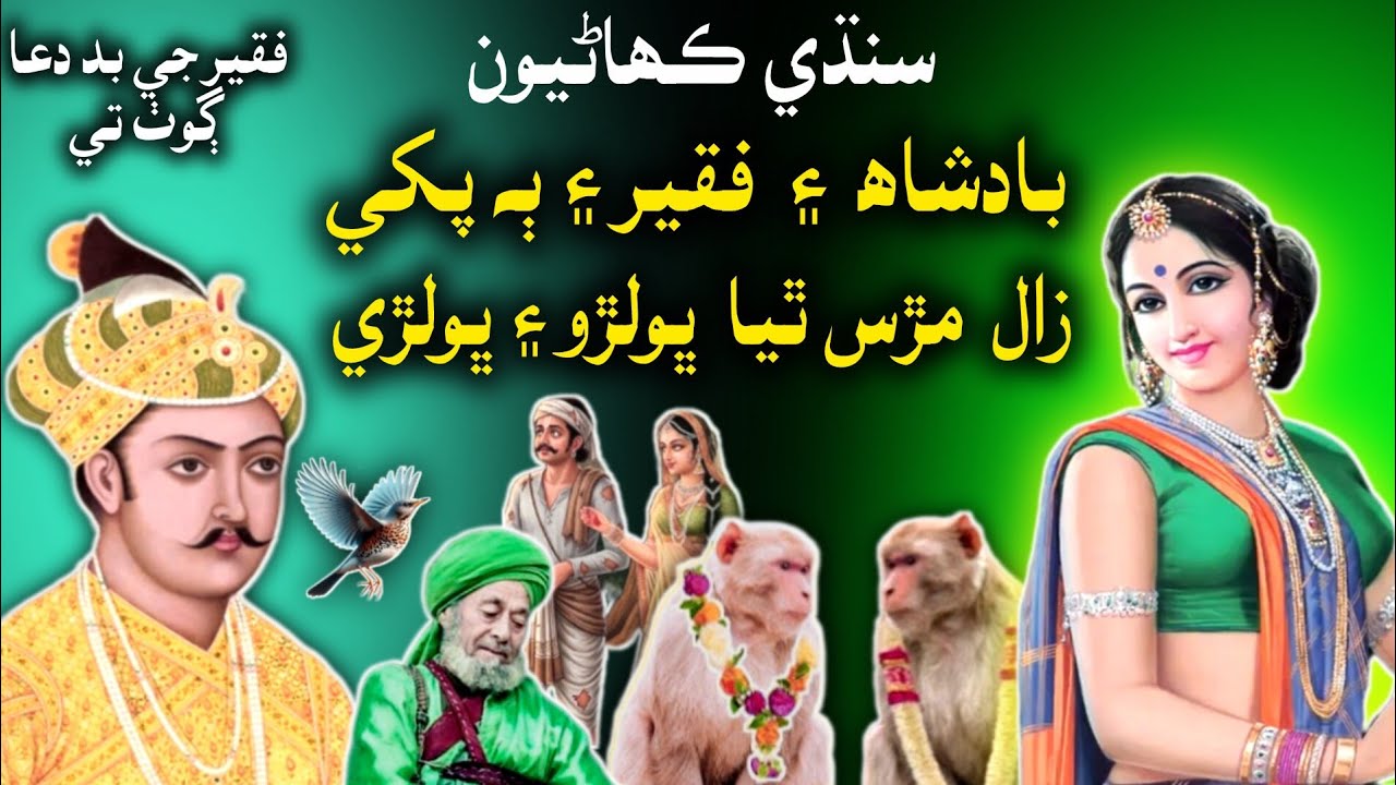 Badshah Aen Faqeer Aen 2_Pakhi & Zaal Aen Murrs Theya Bholarro Aen Bholarri | Story | Sindhi Kahani