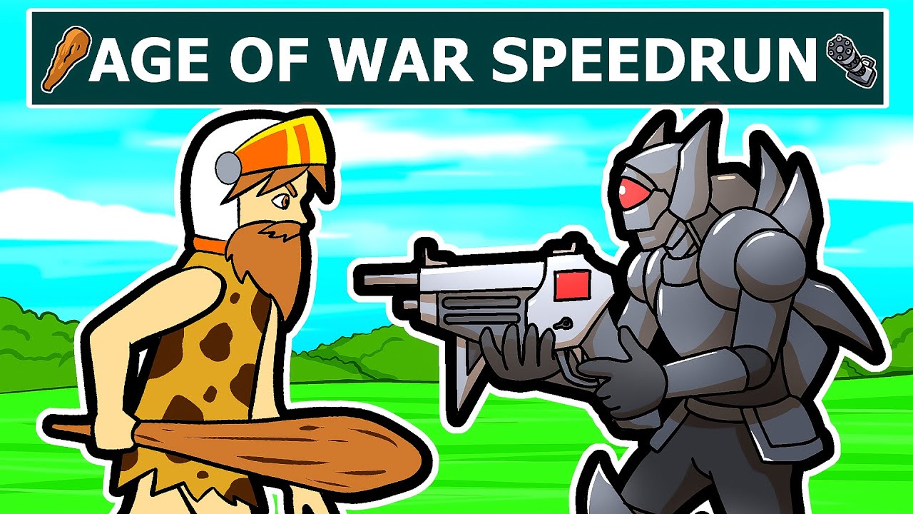I SPEEDRAN Age Of War 1-2 In 10 Minutes...