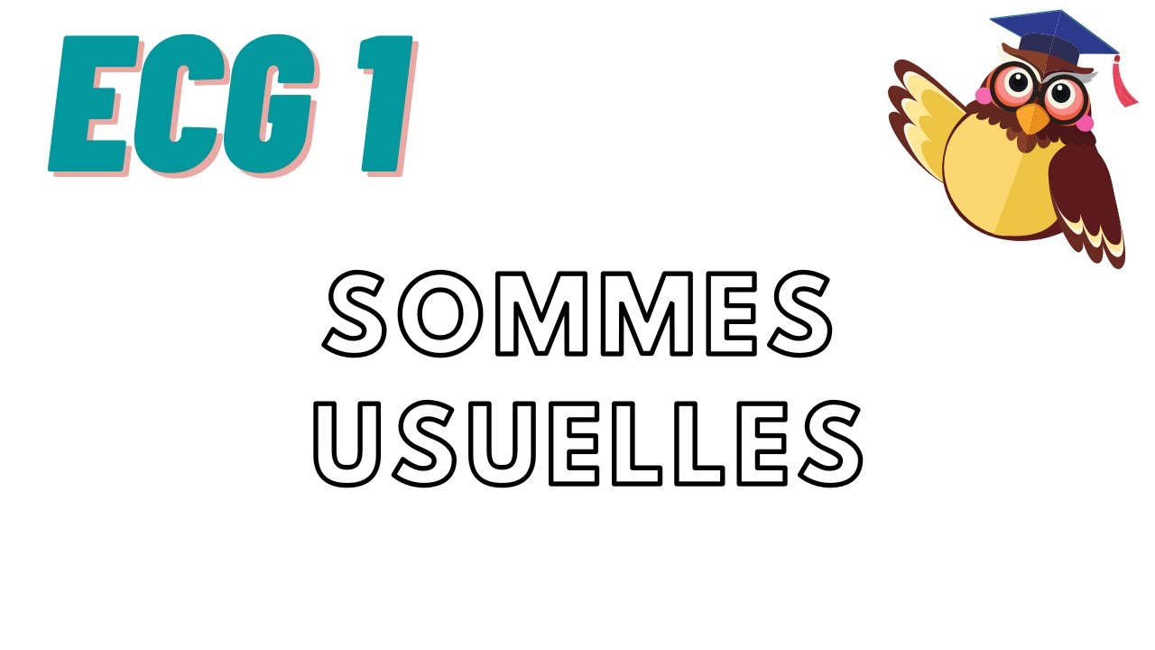 Sommes : Formules usuelles (entiers, carr&eacute;s et cubes) ECG1