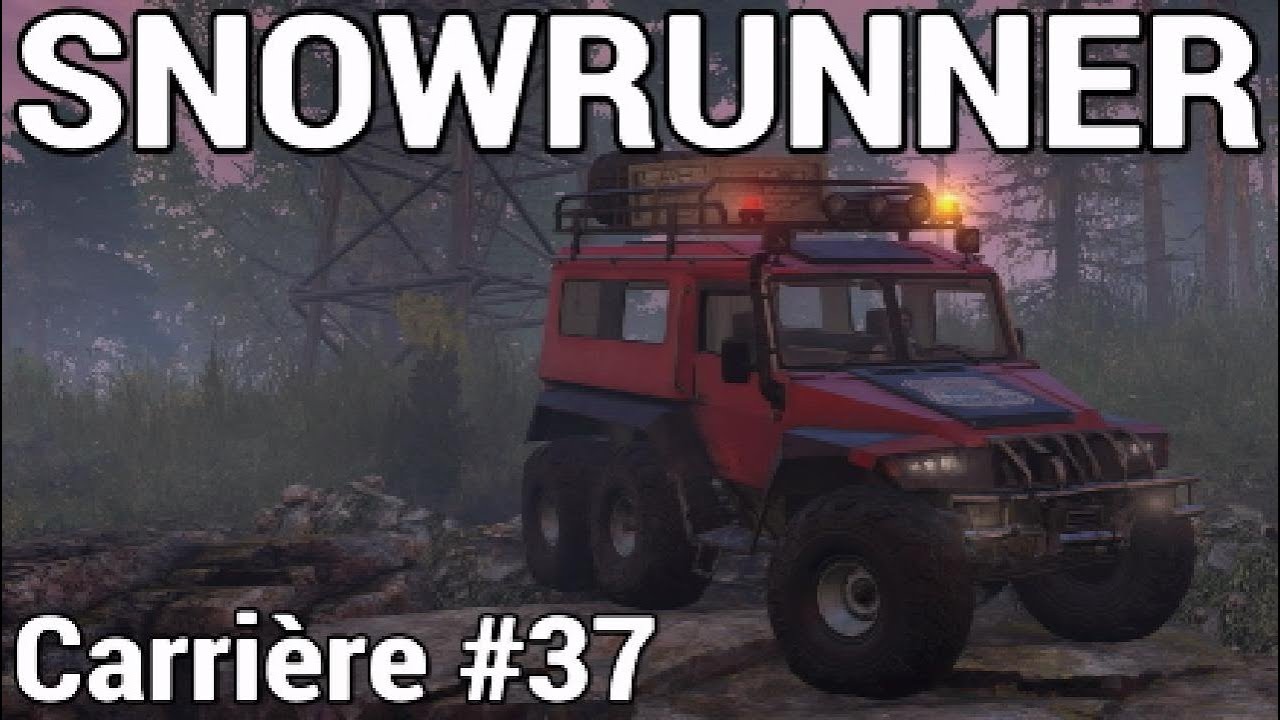 SNOWRUNNER Carrière#37 // Bienvenue en terrains inondés à TaÏmyr (PS5)