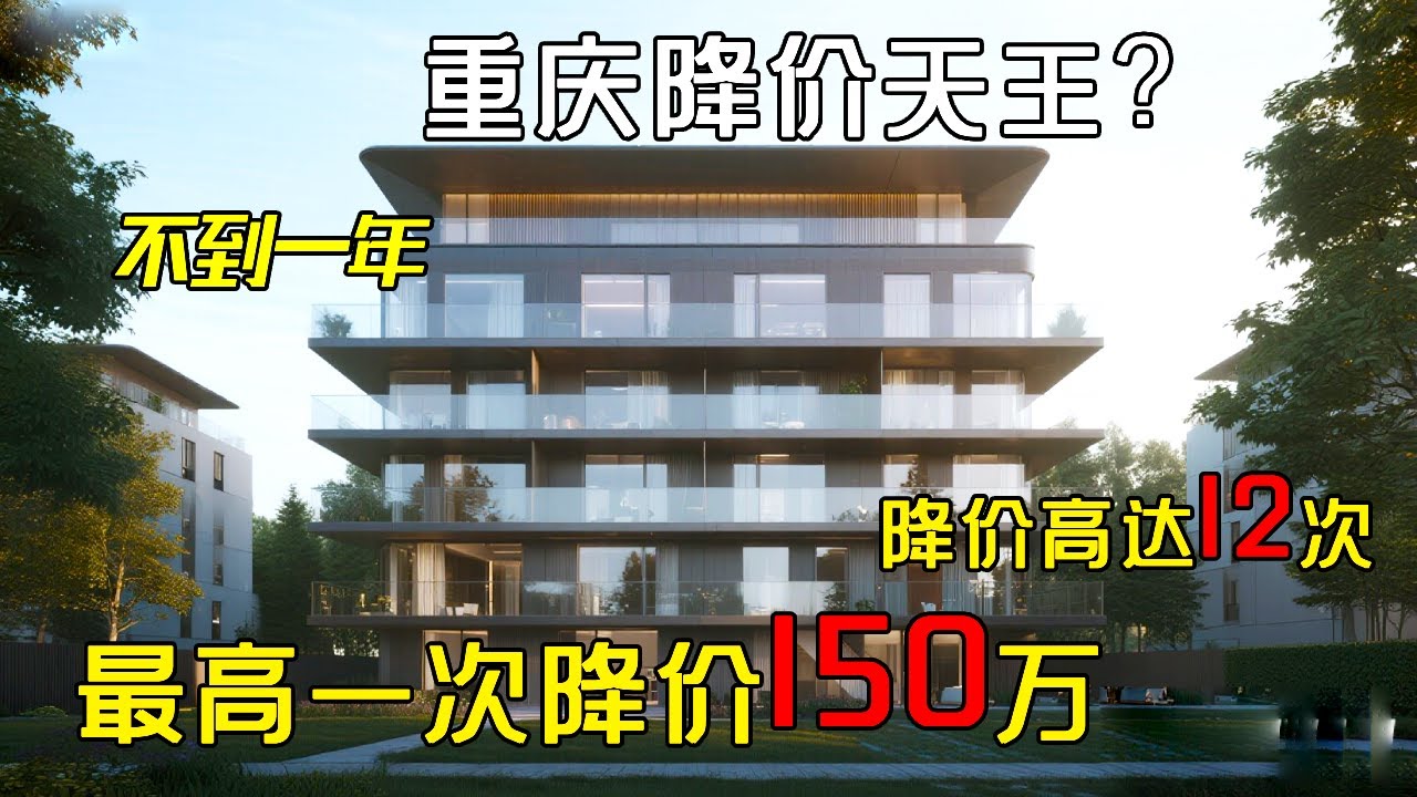 重庆中央公园地段的降价天王！不到一年降价12次？最高一次降价150万！捡漏好房？【叫豆老师怎么样】#房产达人#房产知识