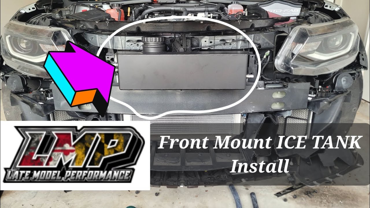 2017+ ZL1 @LateModelPerformance Front Mount ICE Tank installation. Part II