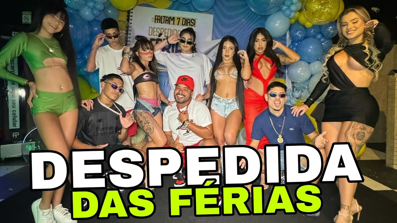 🔥 FESTA DA DESPEDIDA DAS FÉRIAS DA TURMA DO HYTALO SANTOS | KAMYLINHA COM MIGUEL