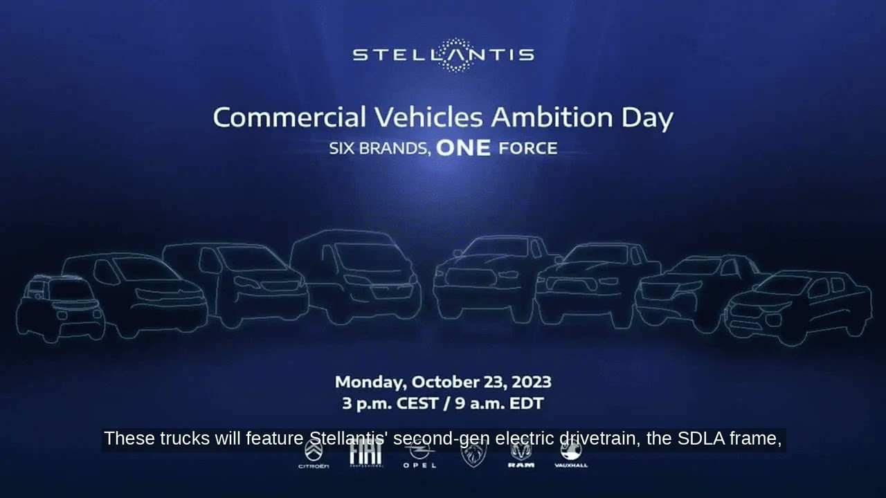 Stellantis Reveals 3 Electric Trucks for 2026 Launch with New Business Unit